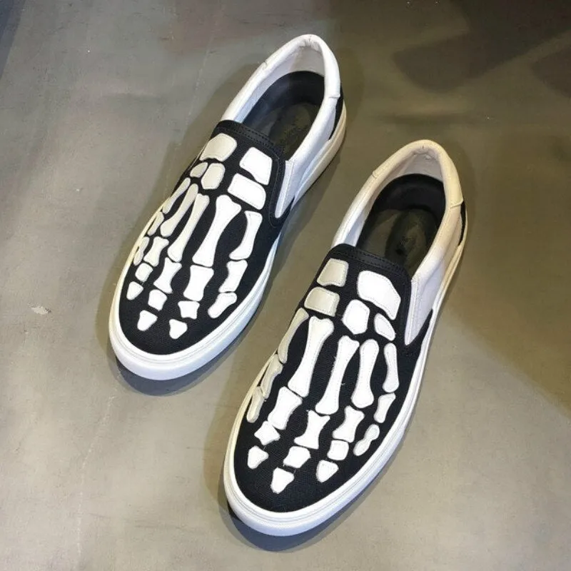 Mens Casual Shoes Punk Style Loafers
