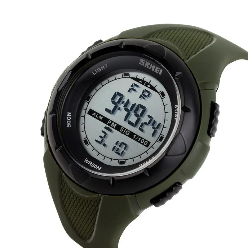 Men’s Digital Sports Waterproof Multi-Function Analogue Outdoor Watches - 1025