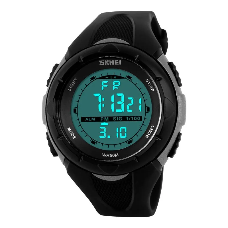 Men’s Digital Sports Waterproof Multi-Function Analogue Outdoor Watches - 1025