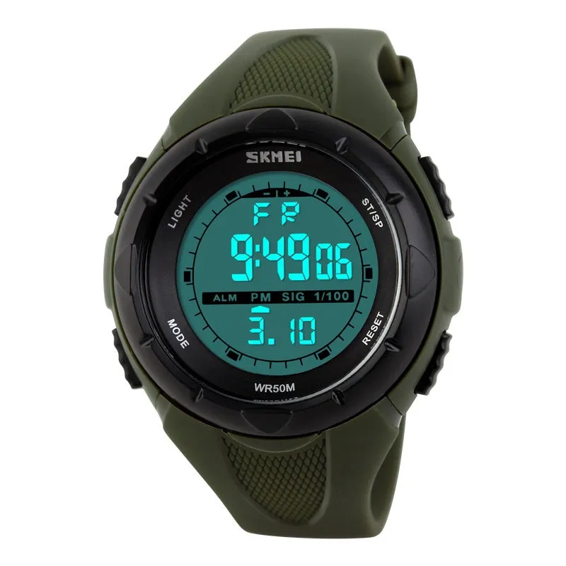 Men’s Digital Sports Waterproof Multi-Function Analogue Outdoor Watches - 1025