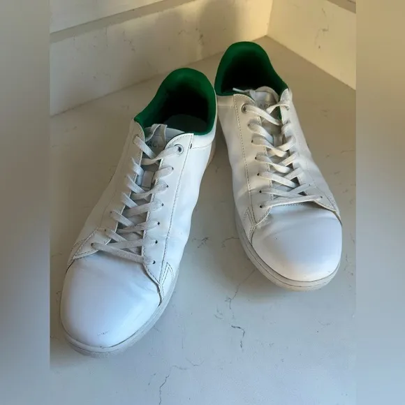 Men’s Lacoste Leonard leather White sneaker sz13