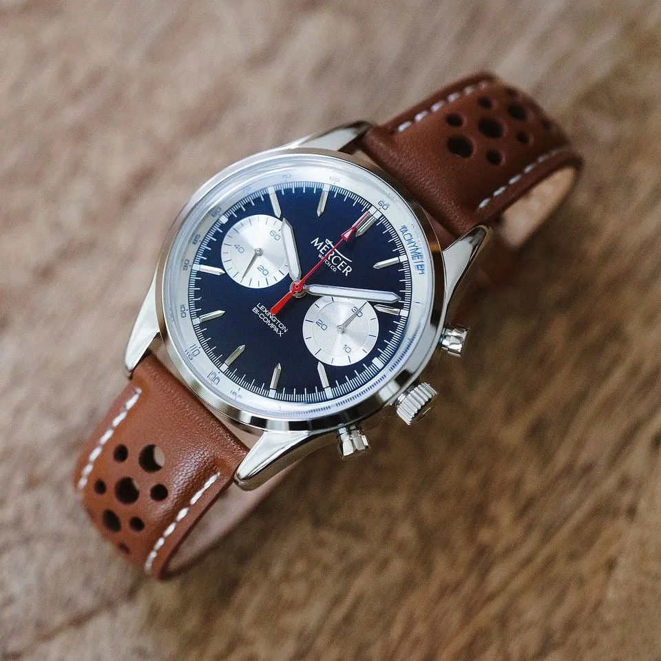 Mercer Lexington Bi-Compax Column&nbsp;Wheel Chronograph