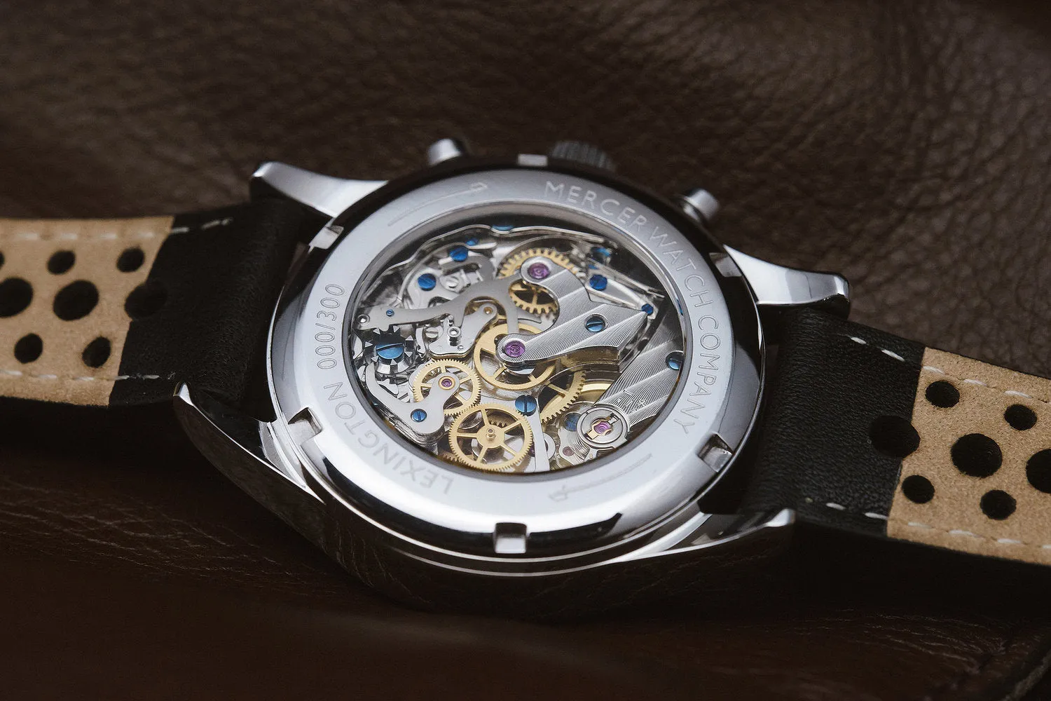 Mercer Lexington Bi-Compax Column&nbsp;Wheel Chronograph