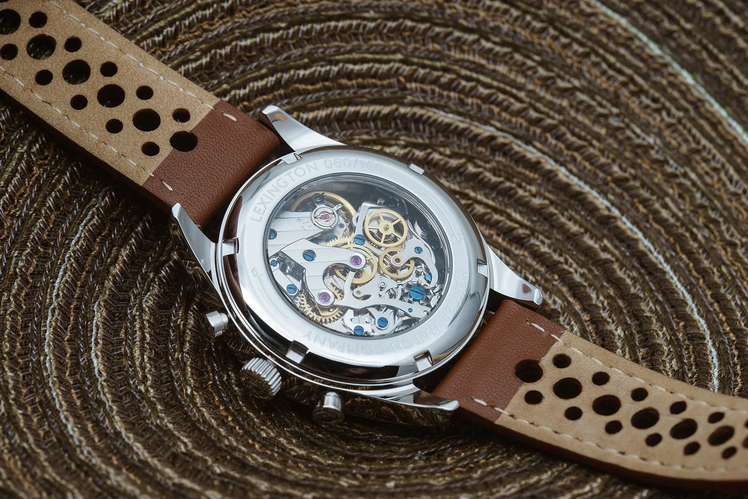 Mercer Lexington Bi-Compax Column&nbsp;Wheel Chronograph