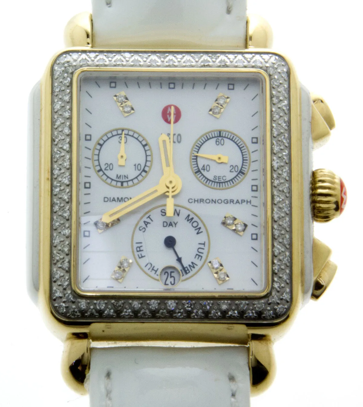 Michele Signature Deco Diamond Two-Tone