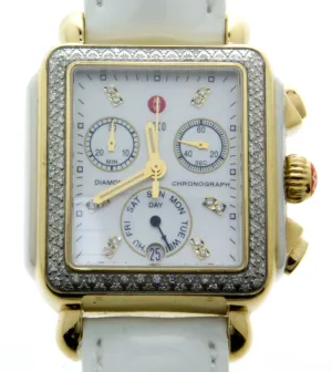 Michele Signature Deco Diamond Two-Tone