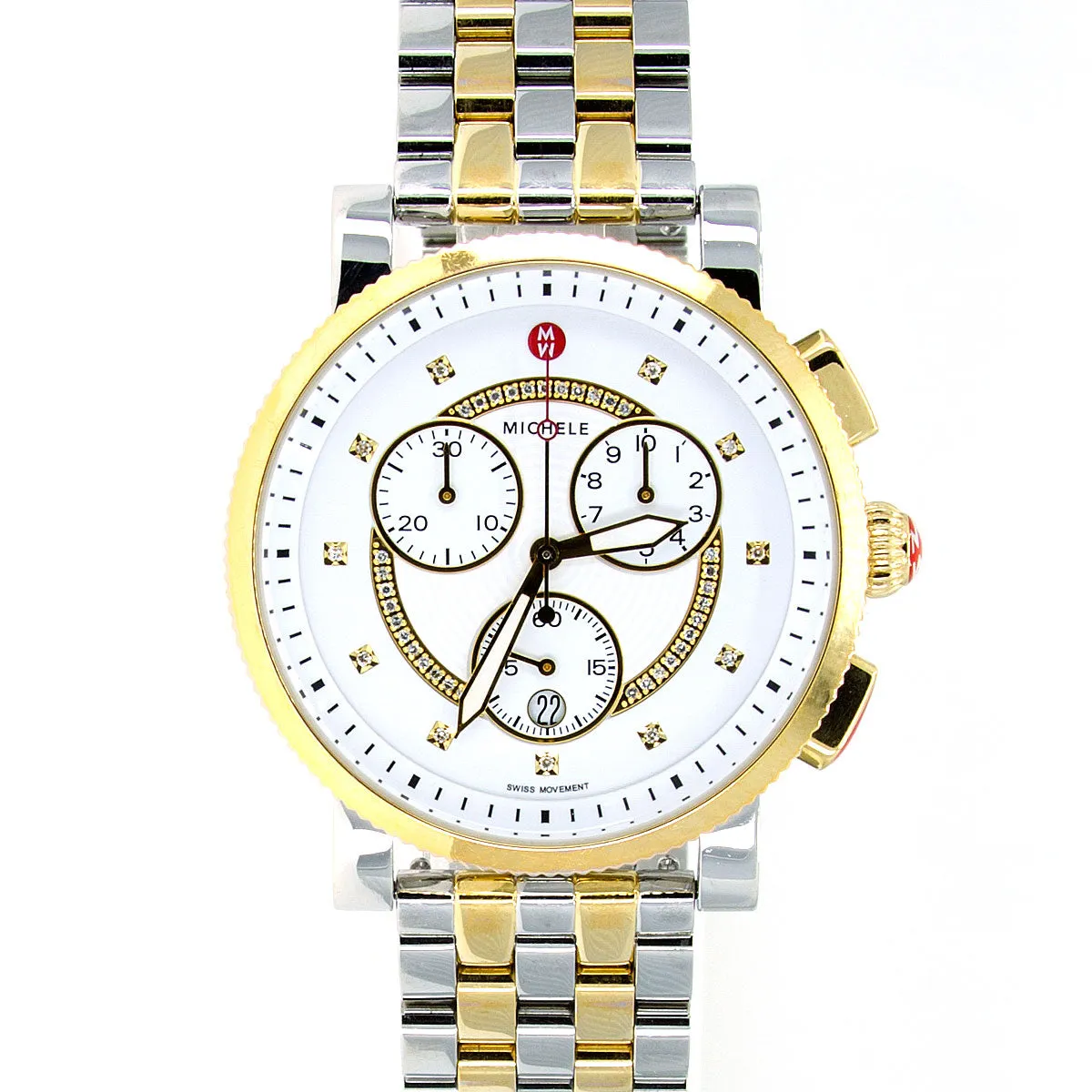 Michele Sport Sail Chronograph with DIamond Dial