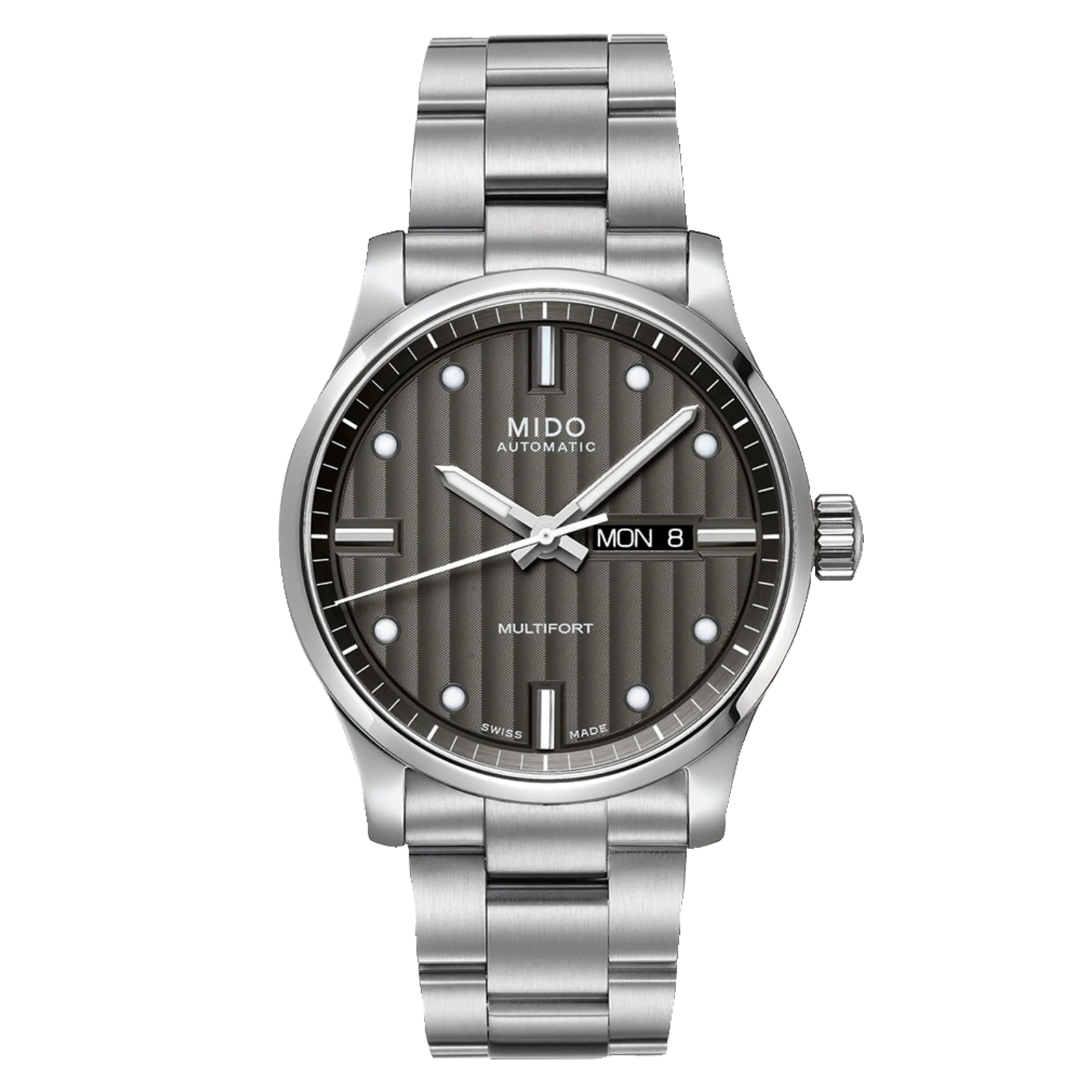 Mido Multifort Classic Anthracite Dial Stainless Steel Men's Watch M0054301106180