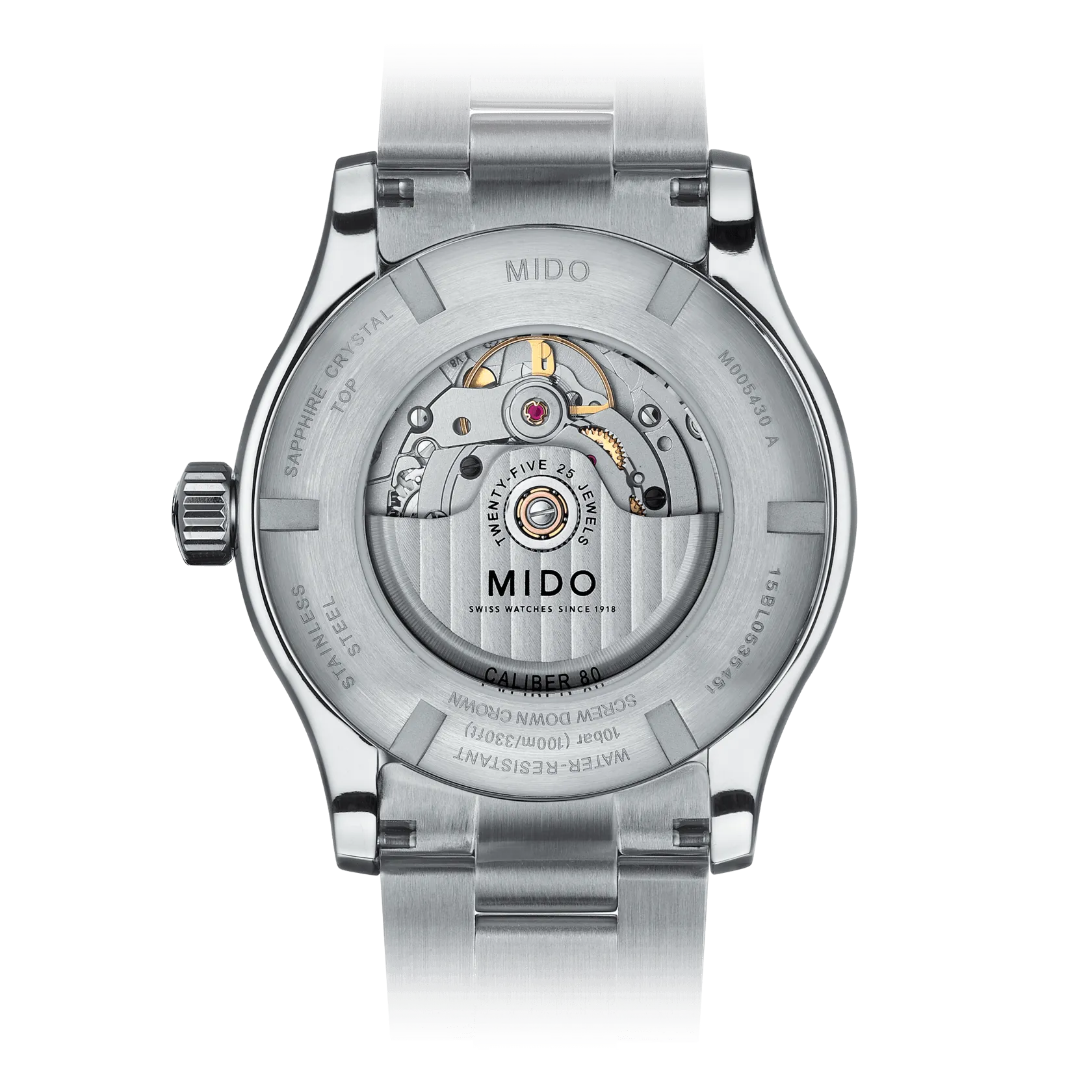 Mido Multifort Classic Anthracite Dial Stainless Steel Men's Watch M0054301106180