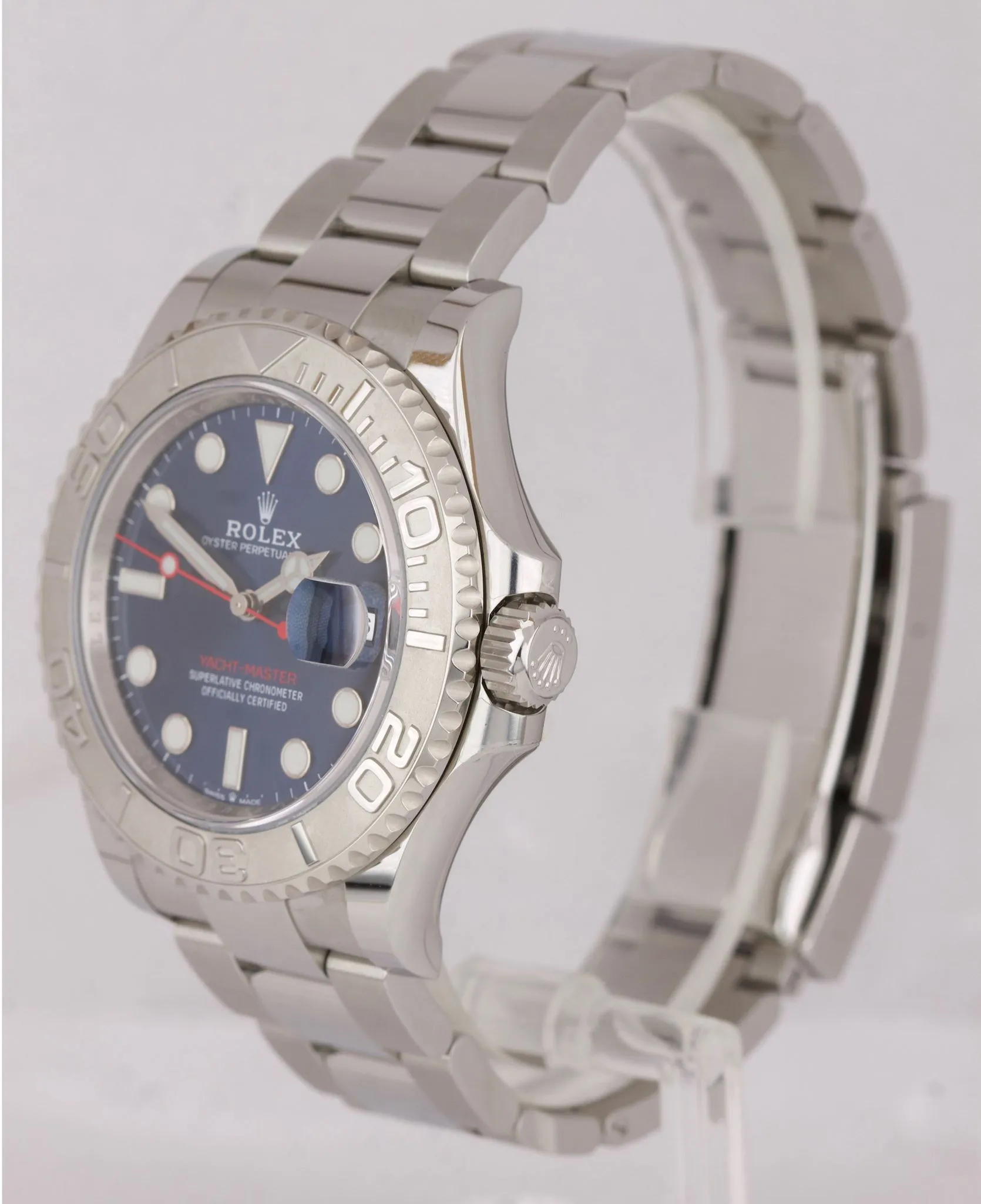 MINT 2020 Rolex Yacht-Master 40mm Blue Stainless Steel Oyster Watch 126622 B P