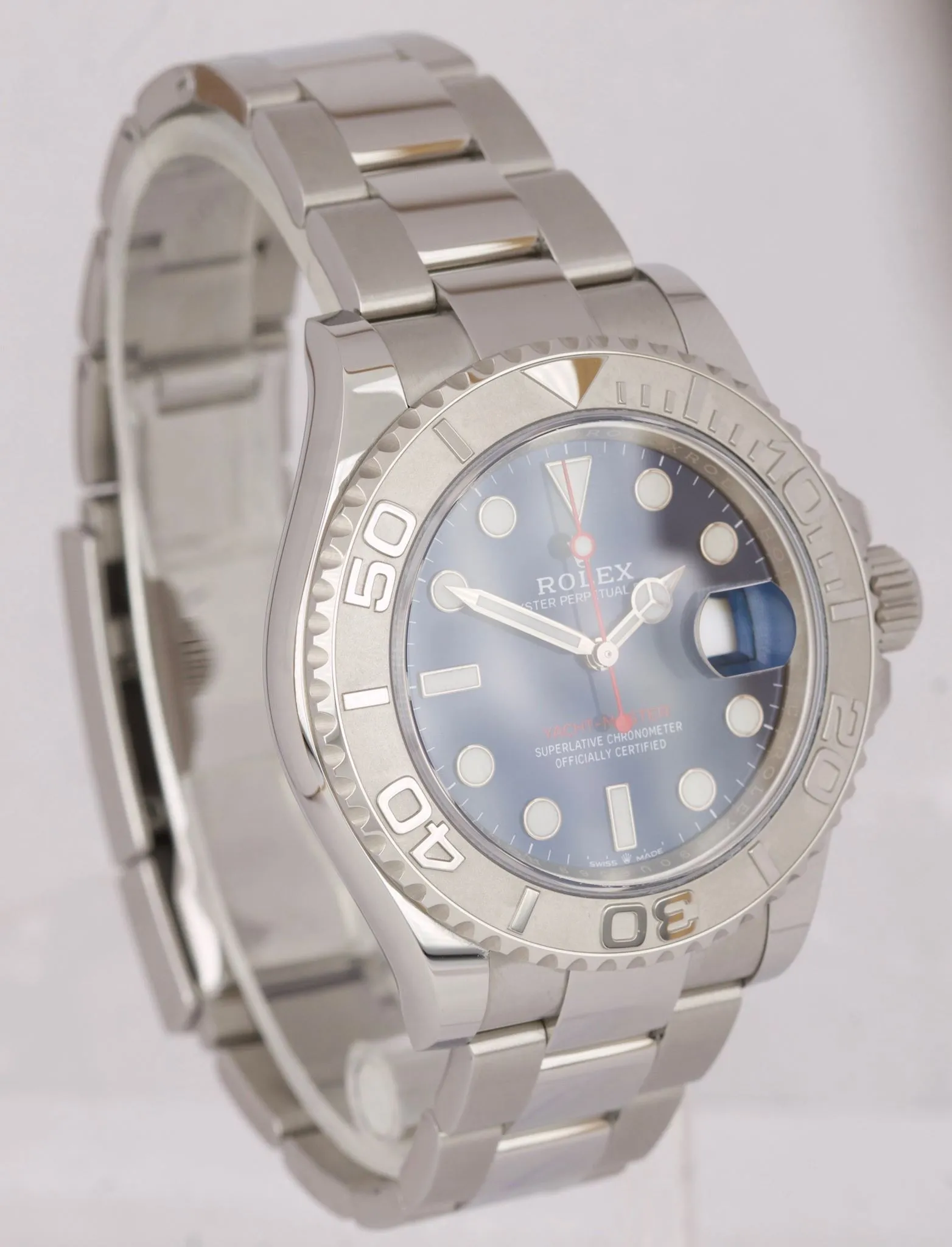 MINT 2020 Rolex Yacht-Master 40mm Blue Stainless Steel Oyster Watch 126622 B P