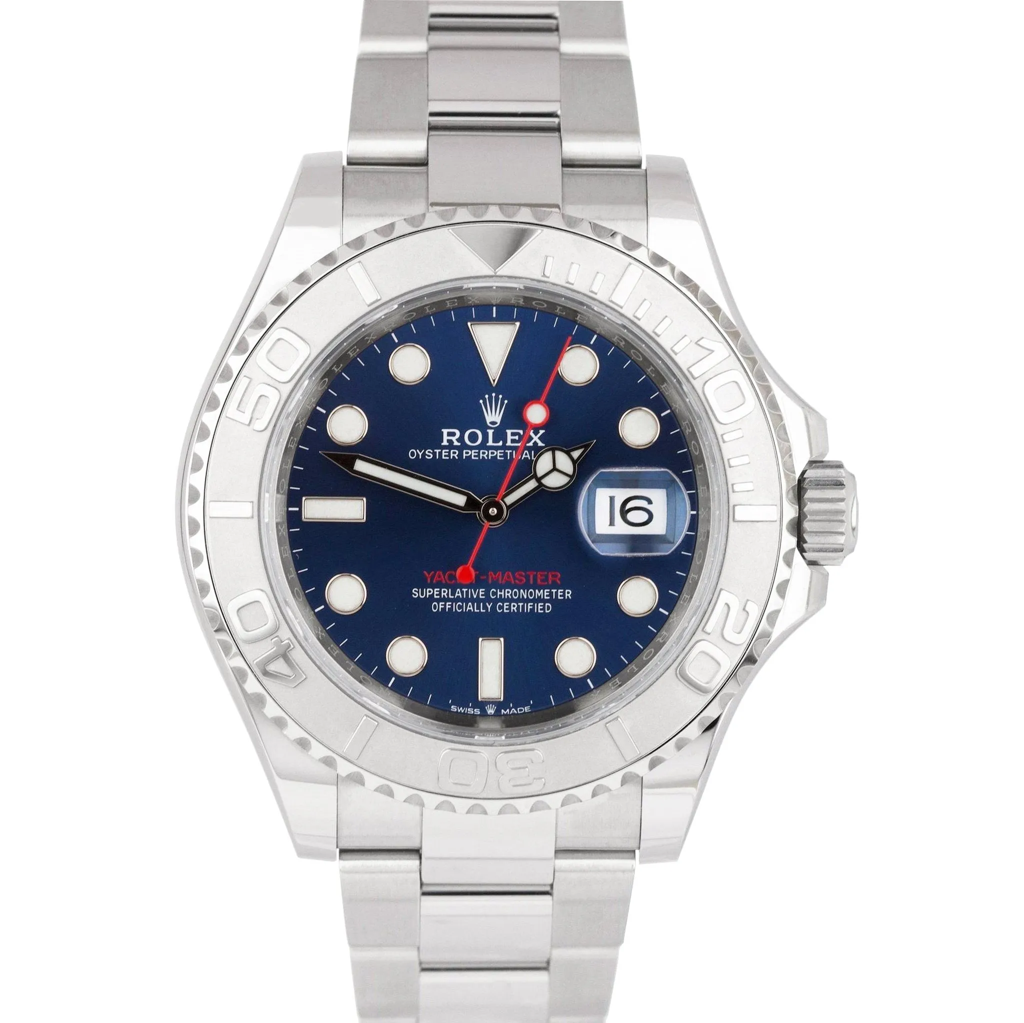 MINT 2020 Rolex Yacht-Master 40mm Blue Stainless Steel Oyster Watch 126622 B P