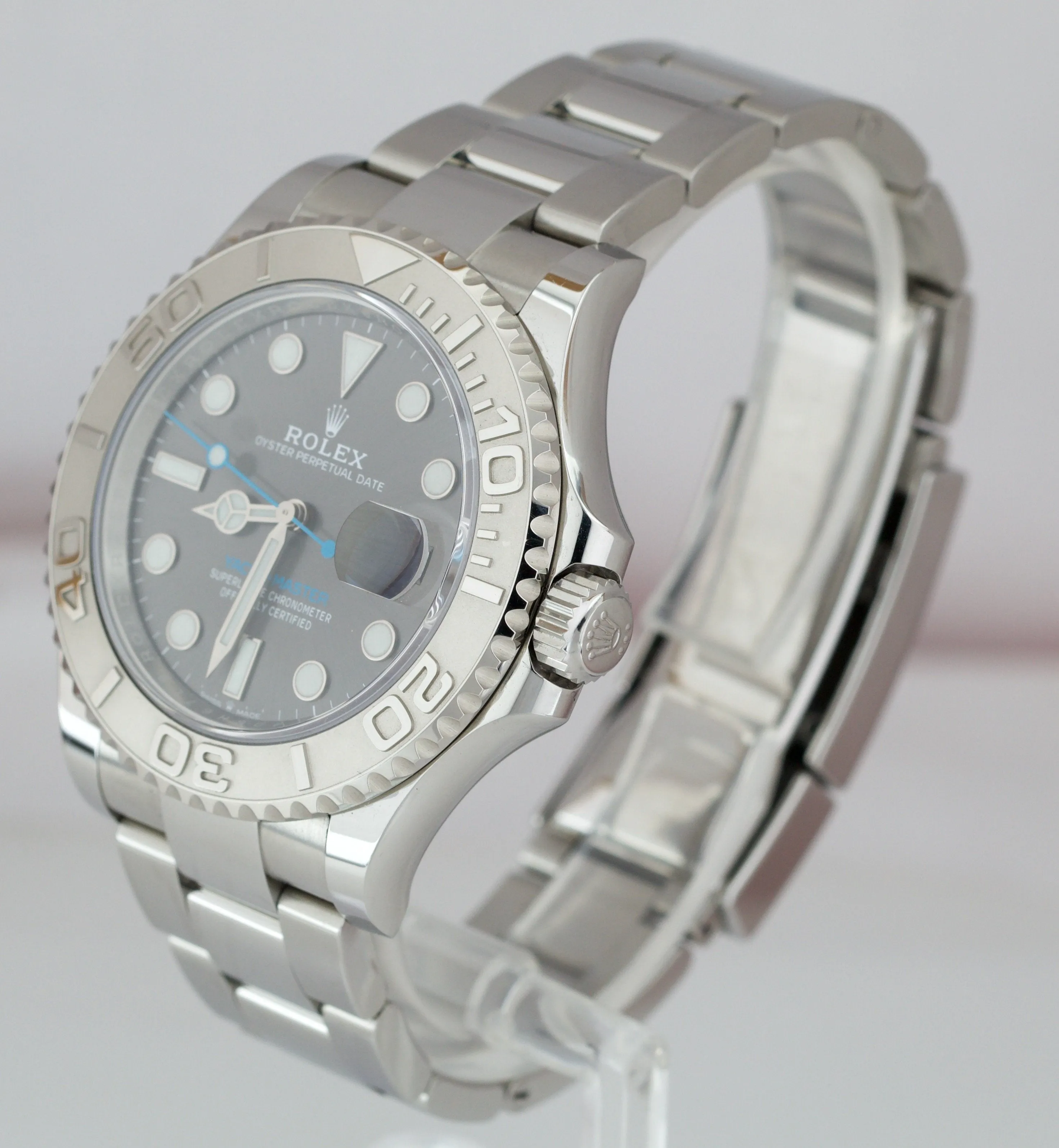 MINT 2020 Rolex Yacht-Master 40mm Dark Rhodium Stainless Oyster Watch 126622 B P