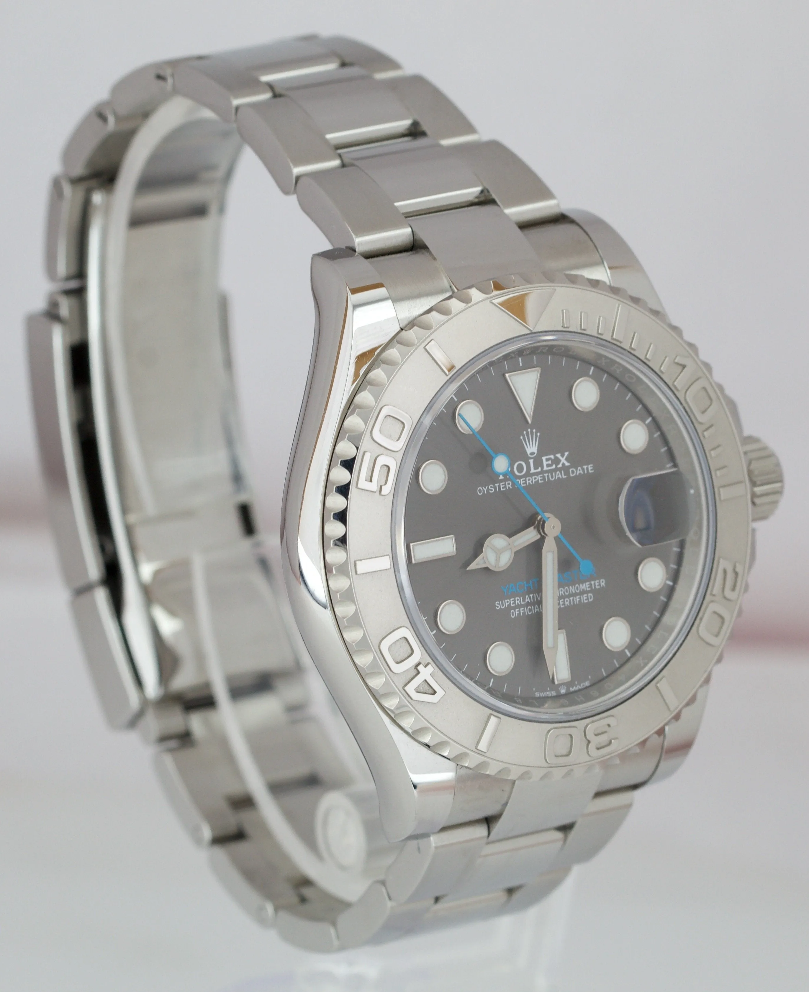 MINT 2020 Rolex Yacht-Master 40mm Dark Rhodium Stainless Oyster Watch 126622 B P