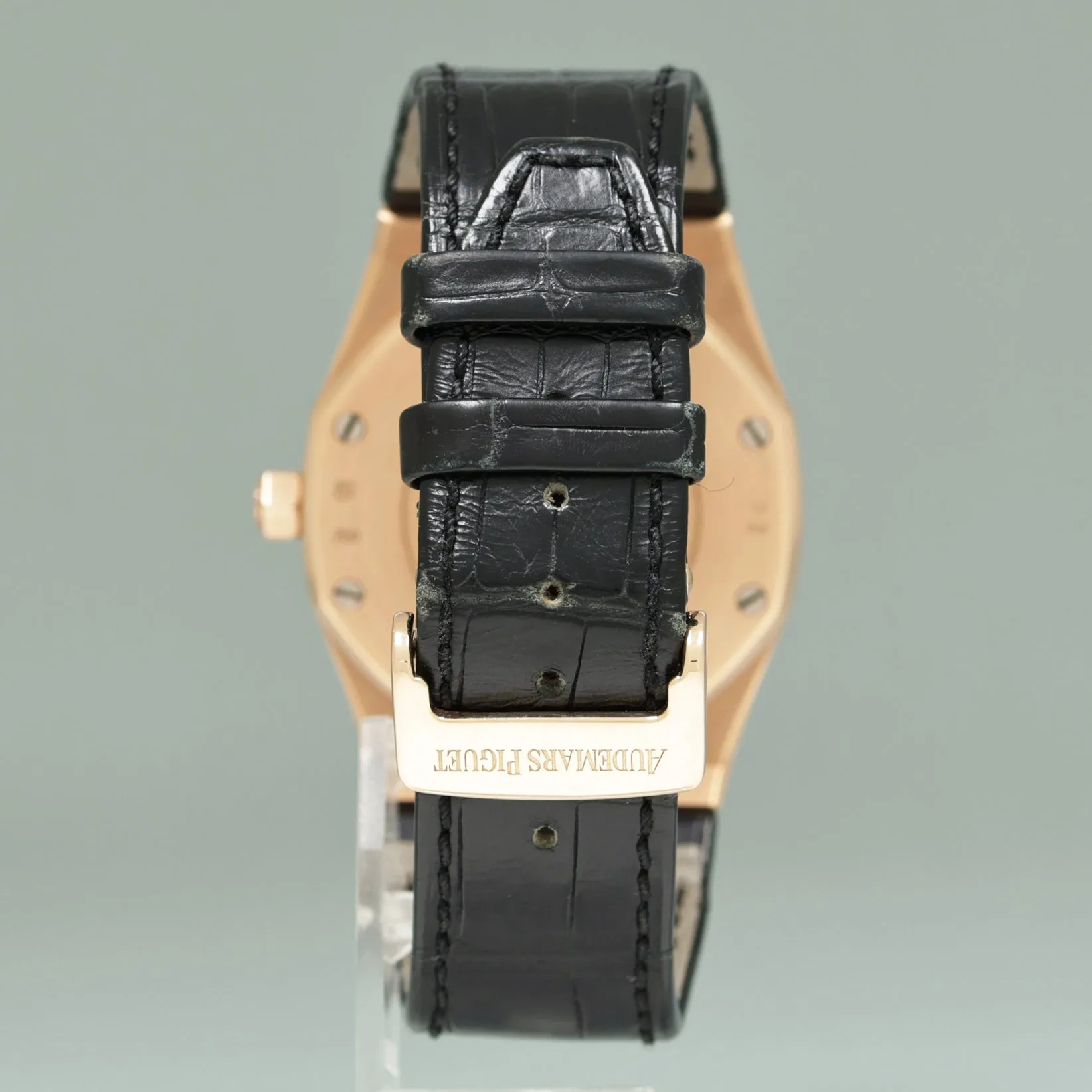 MINT Audemars Piguet AP Royal Oak Rose Gold 26120 OR 39mm White Leather Watch Box