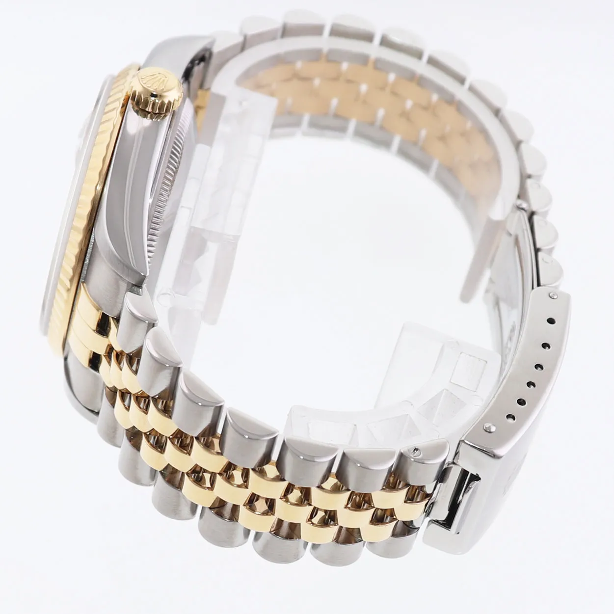MINT Rolex DateJust 36mm White Roman 16233 Two Tone Steel Jubilee Watch Box