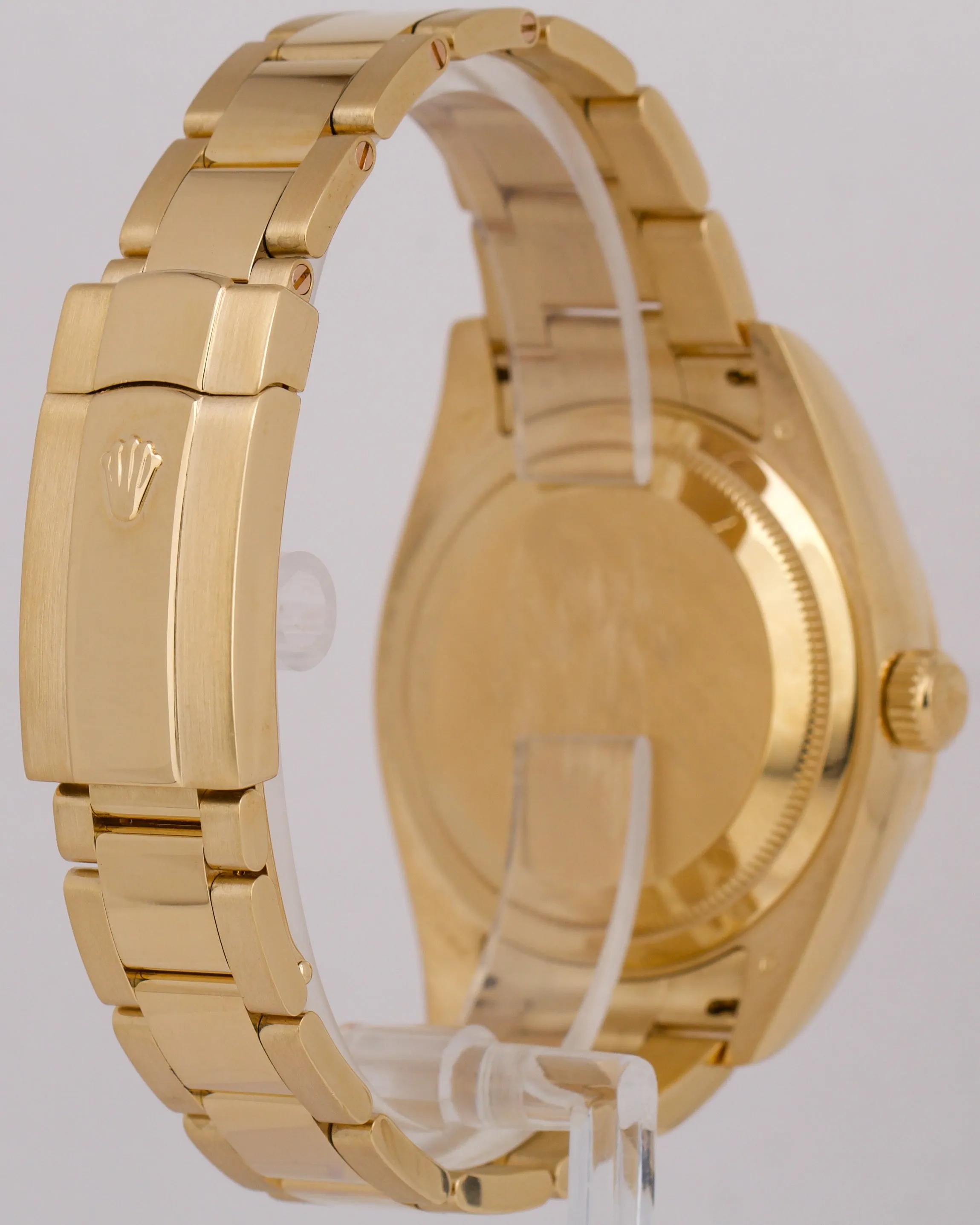 MINT Rolex Sky-Dweller CHAMPAGNE ARABIC 18K Yellow Gold Oyster 42mm Watch 326938