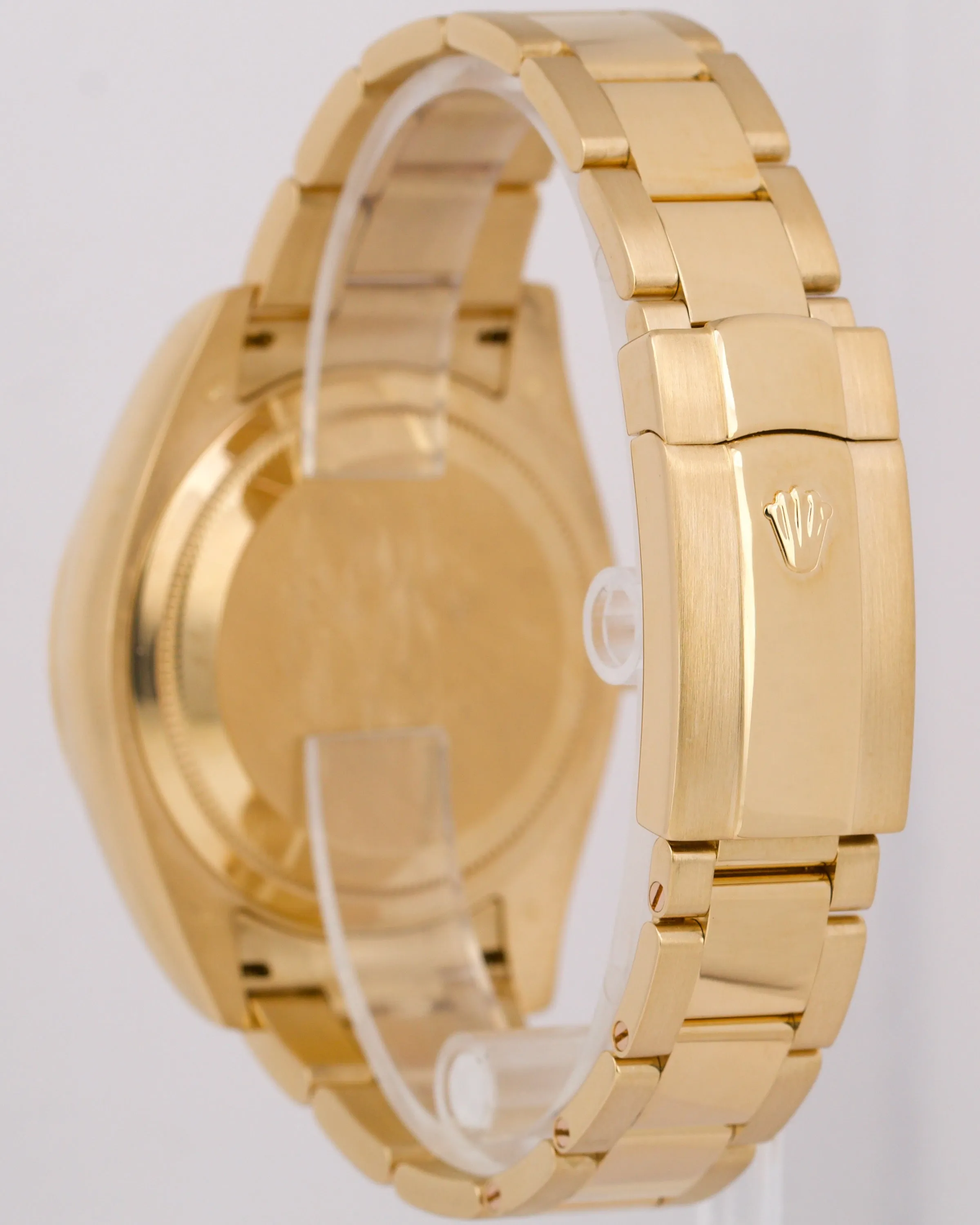 MINT Rolex Sky-Dweller CHAMPAGNE ARABIC 18K Yellow Gold Oyster 42mm Watch 326938