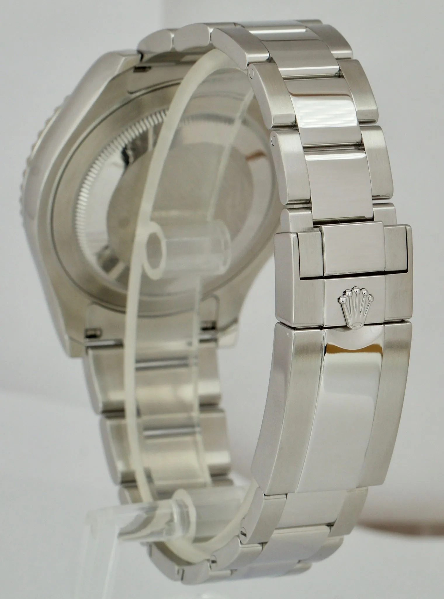 MINT Rolex Yacht-Master 40mm NEW BUCKLE 116622 Stainless Platinum Silver Watch
