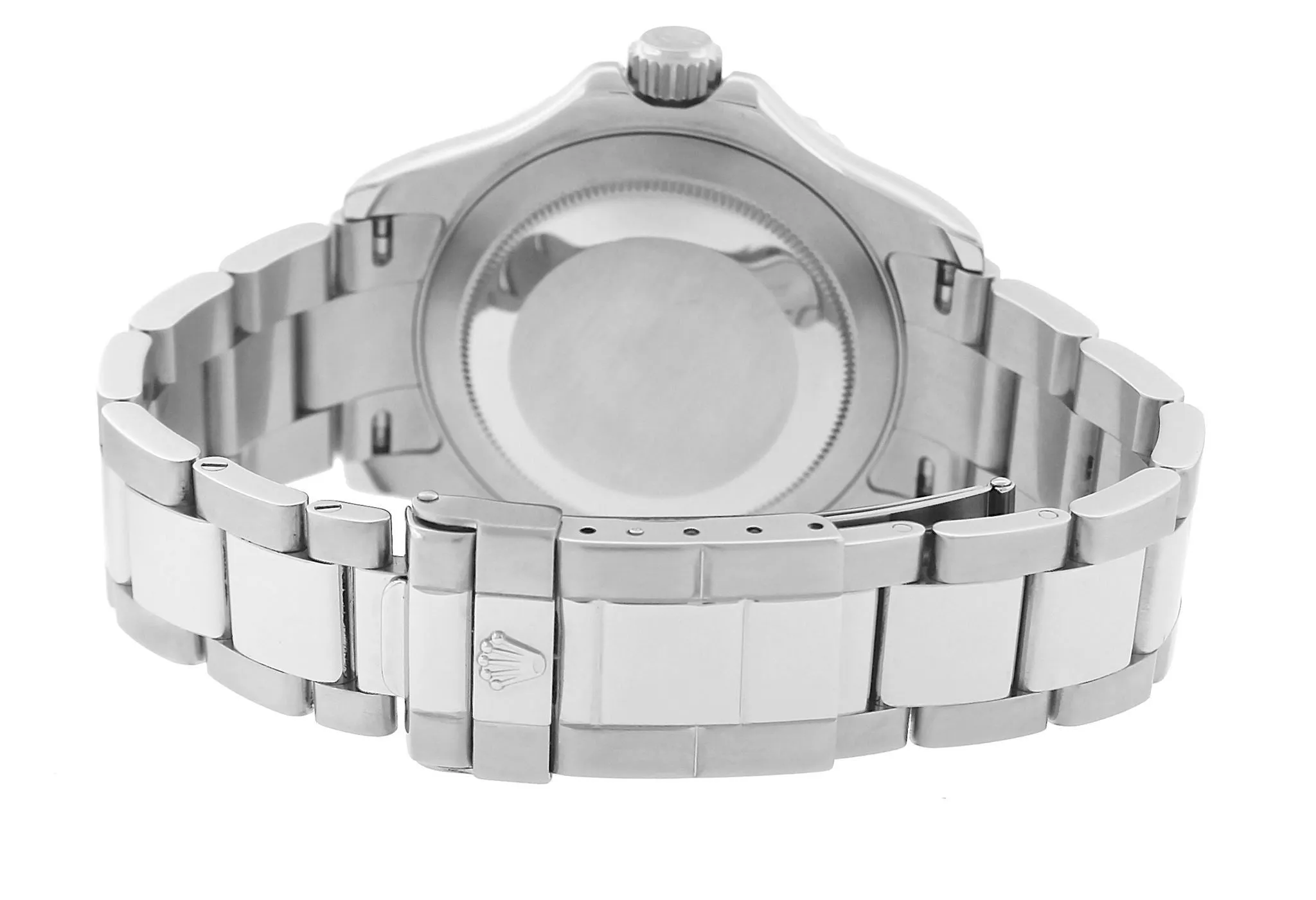 MINT Rolex Yacht-Master ENGRAVED REHAUT Stainless Platinum 40mm Watch 16622 B P