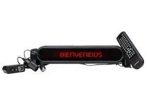 Mitzu Mal 2043 Letrero Led Mensajes Programables C/ Control.