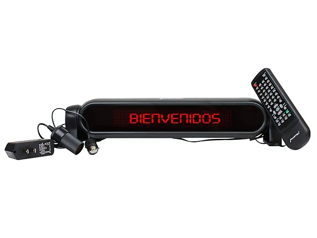 Mitzu Mal 2043 Letrero Led Mensajes Programables C/ Control.