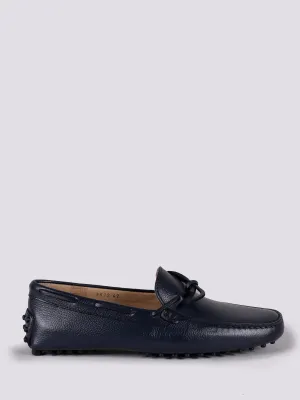 MOCASSINO CON GOMMINI IN PELLE