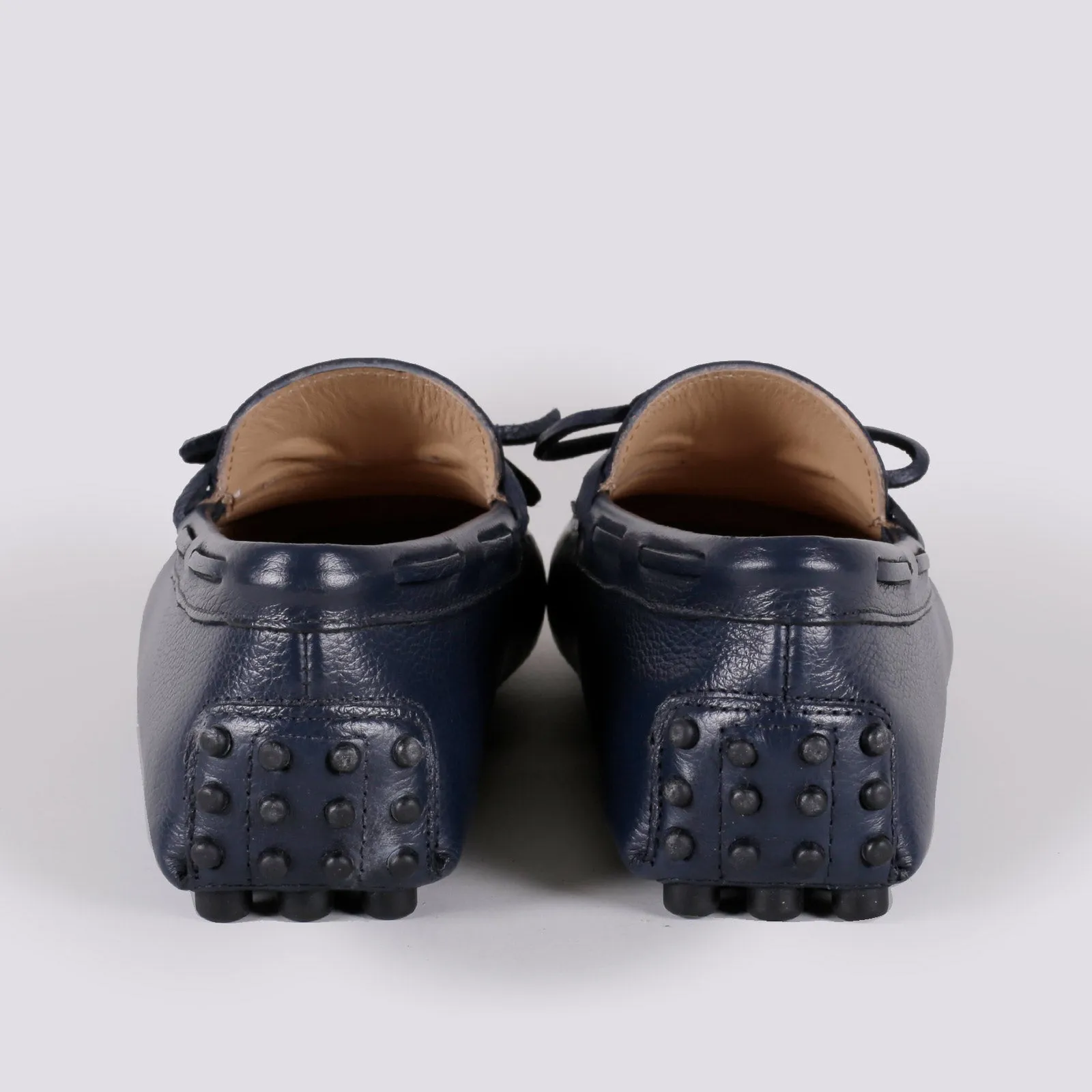 MOCASSINO CON GOMMINI IN PELLE