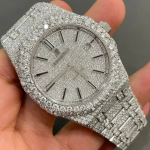 MOISSANITE AP WATCH | AUDEMARS PIGUET ROYALOAK BUSTDOWN  W 118