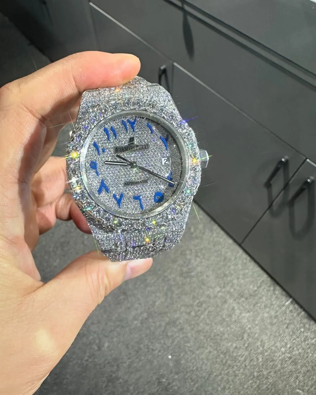 MOISSANITE AP WATCH | AUDEMARS PIGUET ROYALOAK BUSTDOWN W 209