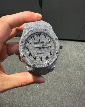 MOISSANITE AP WATCH | AUDEMARS PIGUET ROYALOAK BUSTDOWN W 215