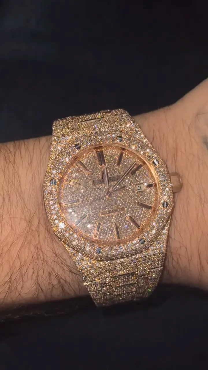 MOISSANITE AP WATCH | AUDEMARS PIGUET ROYALOAK BUSTDOWN W 242