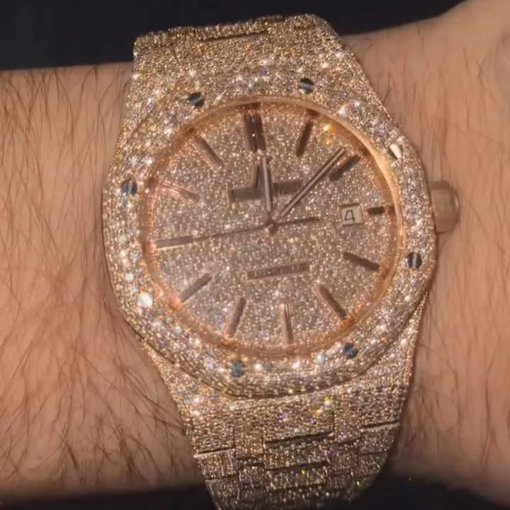 MOISSANITE AP WATCH | AUDEMARS PIGUET ROYALOAK BUSTDOWN W 242