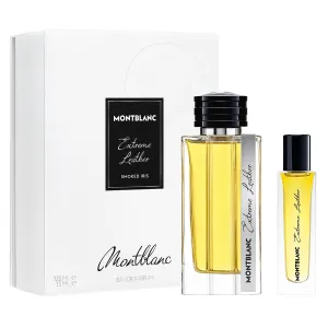 Mont Blanc Extreme Leather EDP Gift Set Smoked Iris ( 125 ml 15 ml)