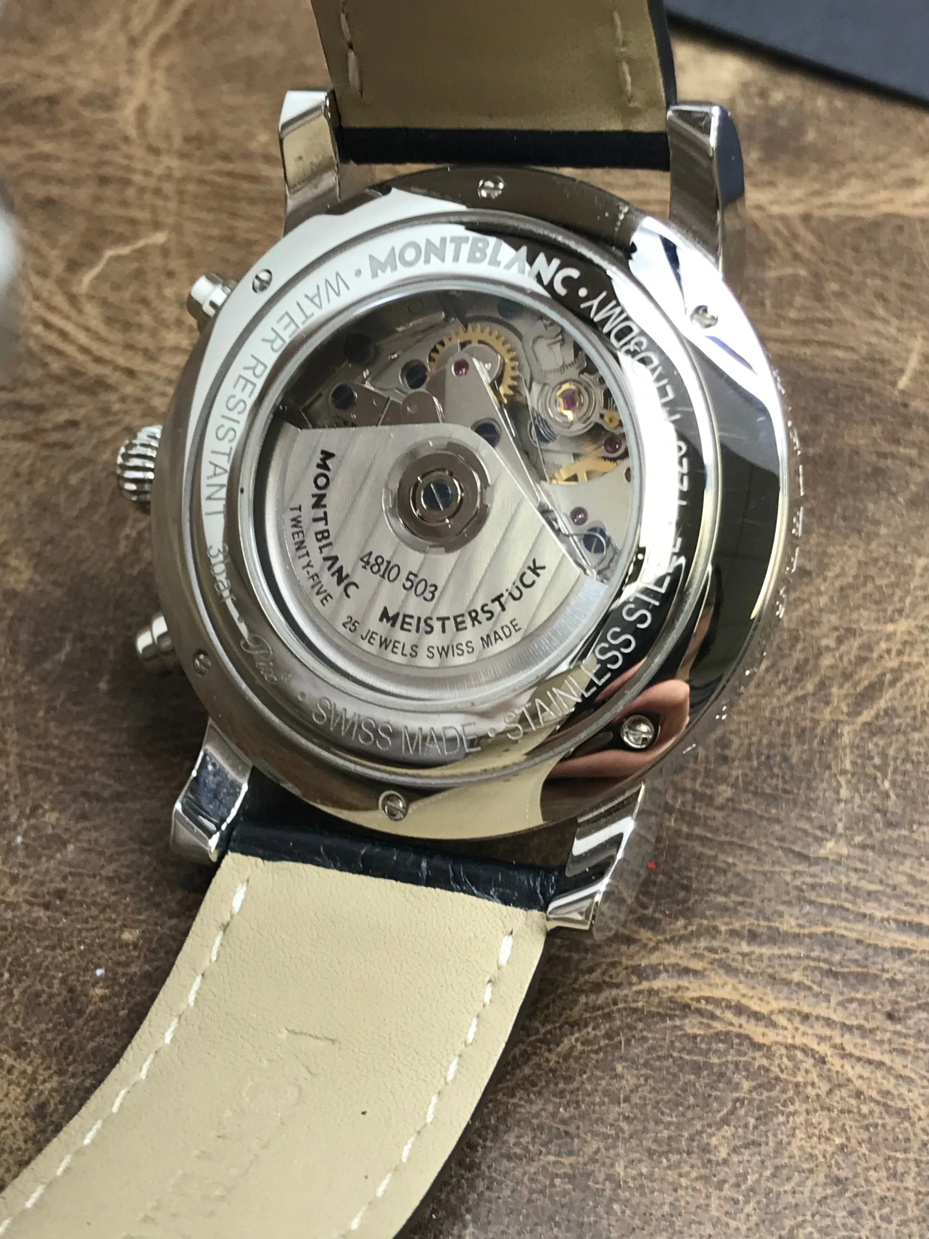 Montblanc Star Roman Carpe Diem 113880 Silver Dial Automatic Men's Watch