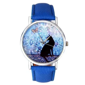 Moonlight Cat & Butterfly Watches