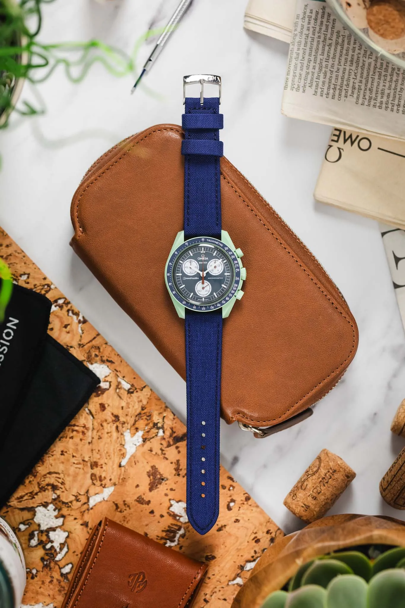 Morellato CORDURA 2 Water-Resistant Fabric Watch Strap in BLUE