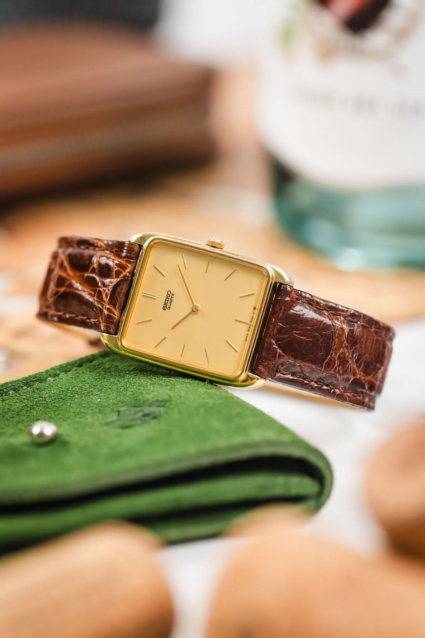 Morellato MOMBASA Genuine Crocodile Watch Strap in DARK BROWN