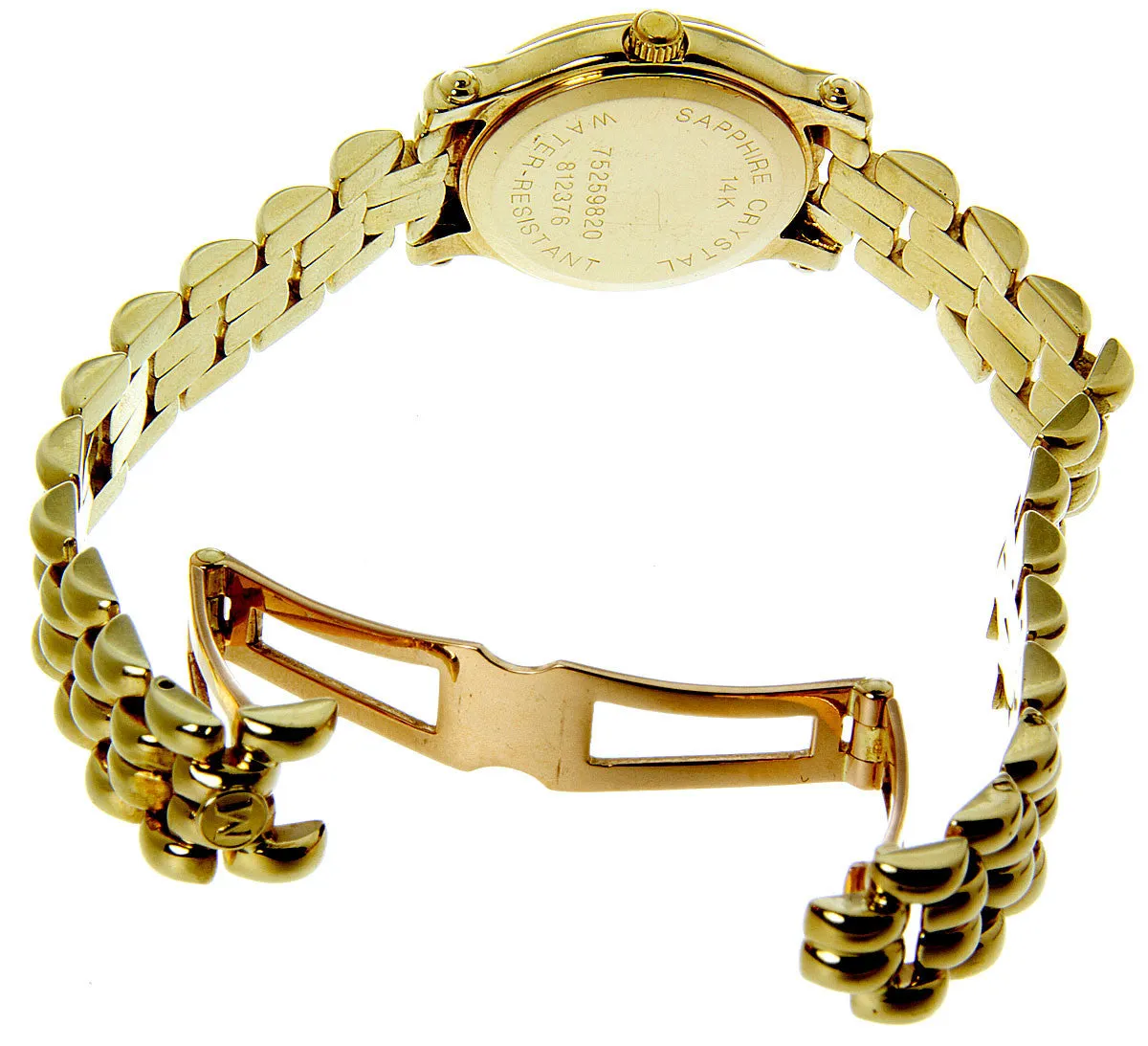 Movado Brileti 14k Gold & Diamond Watch