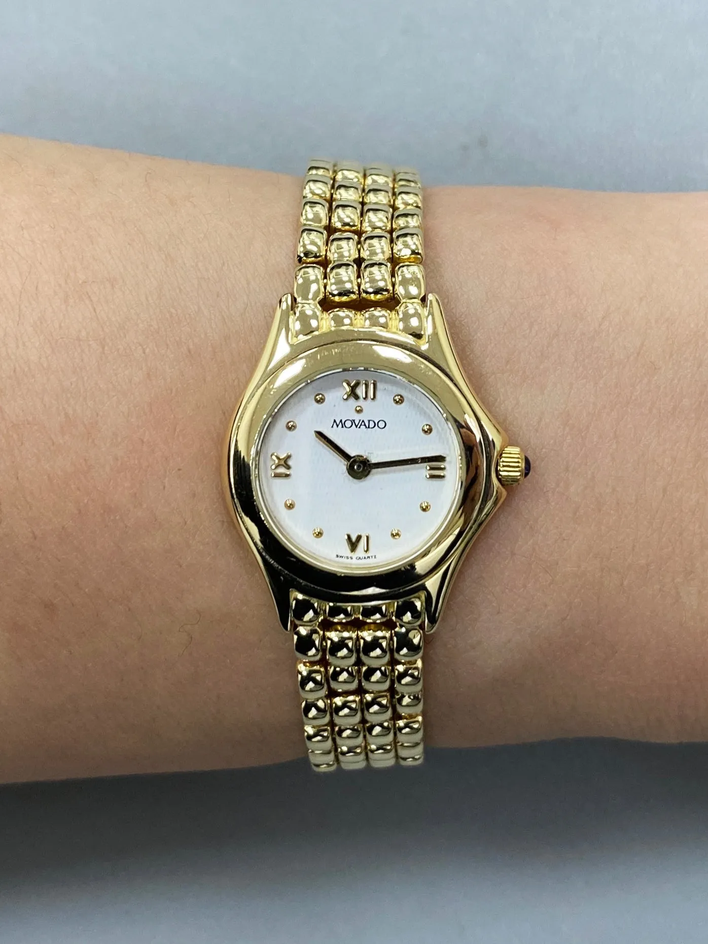 Movado Lumeti 74259811 Yellow Gold Ladies Watch