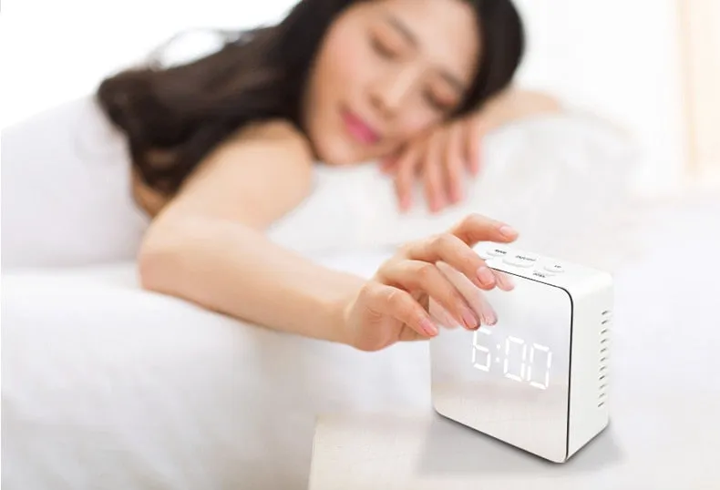 Multi-Function LED Table Clock Digital Modern Mirror Alarm Clocks