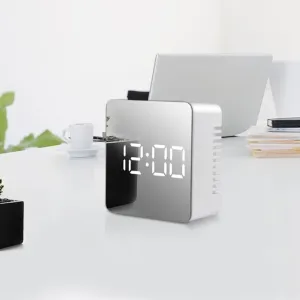 Multi-Function LED Table Clock Digital Modern Mirror Alarm Clocks