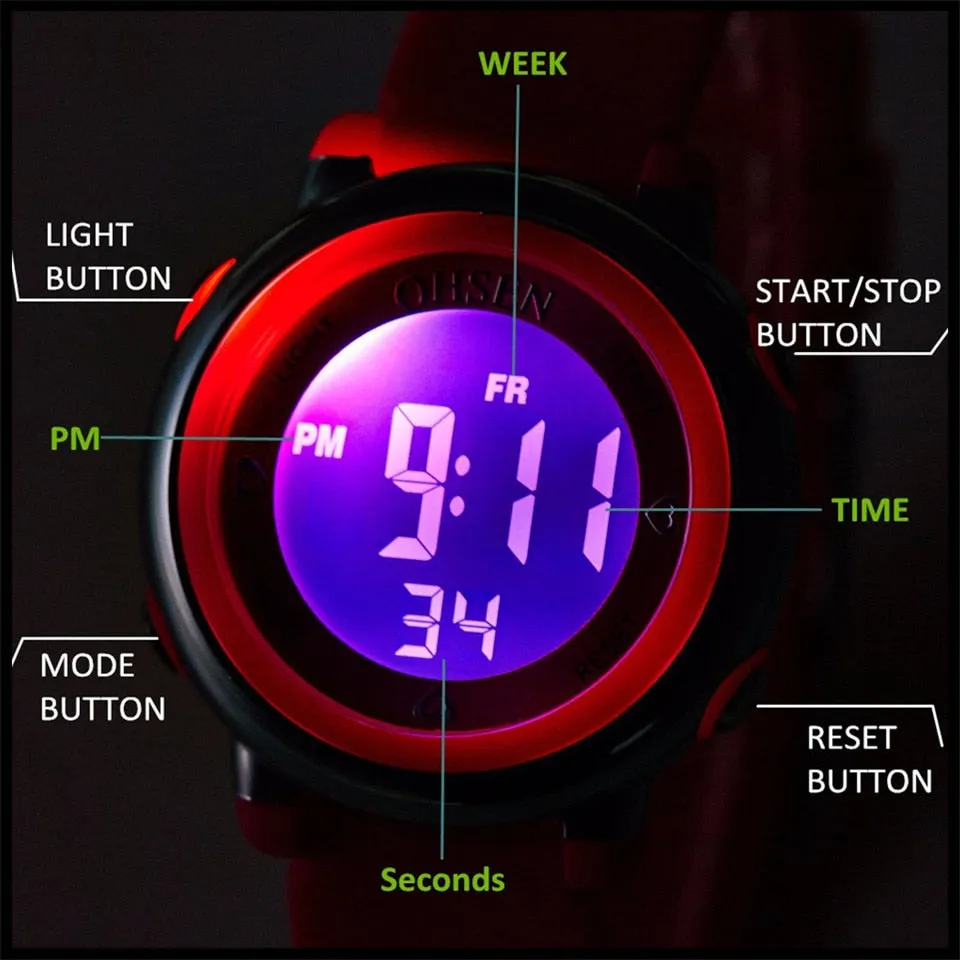 Multifunction Digital Sports Watch
