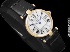 Must de Cartier Vendome Ladies Vermeil Watch - 18K Gold Over Sterling Silver