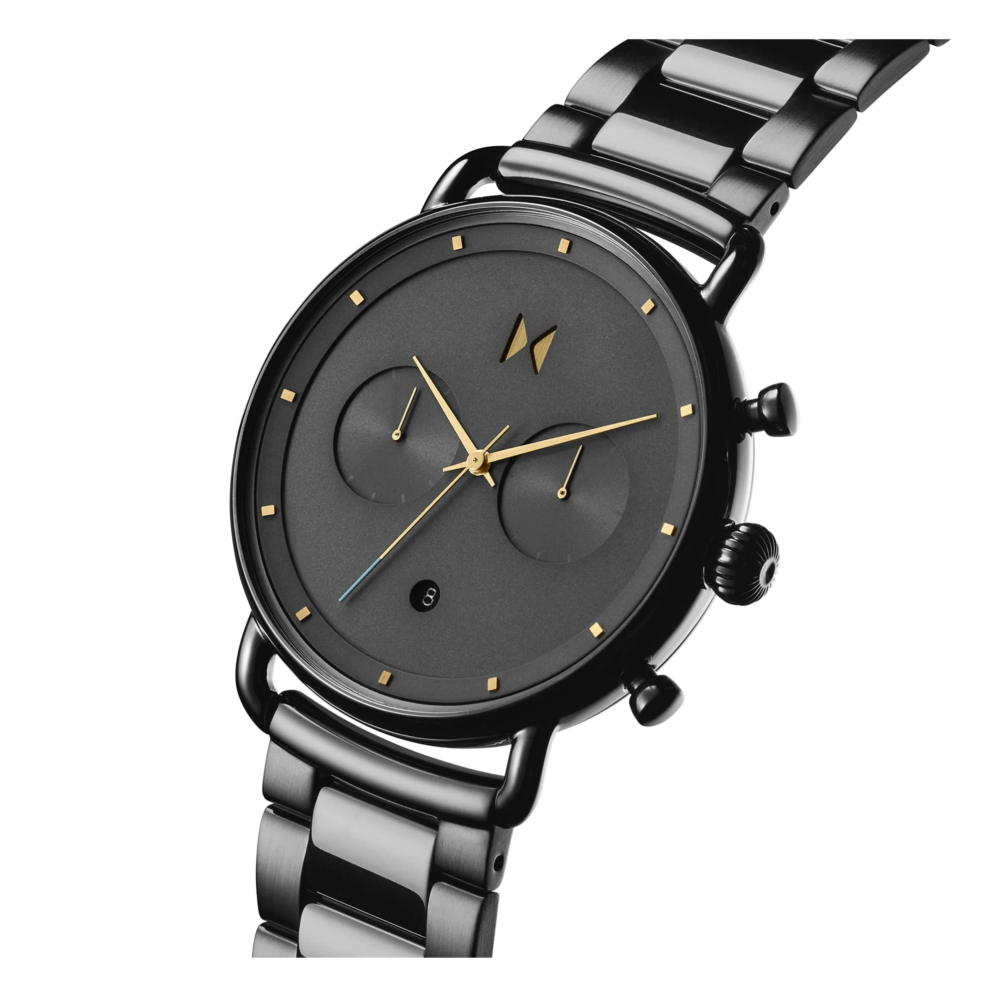 MVMT Blacktop Honey Smoke Grey Dial Grey IP Bracelet Men's Watch