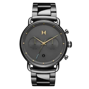 MVMT Blacktop Honey Smoke Grey Dial Grey IP Bracelet Men's Watch