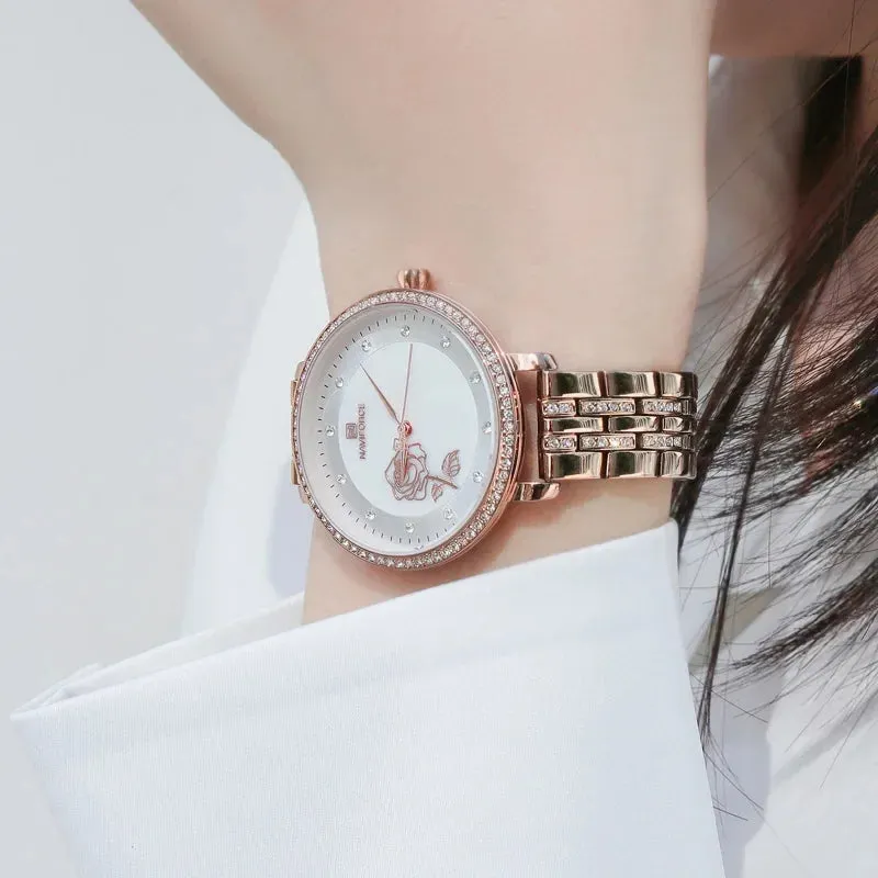 Naviforce 5017 - RoseGold White