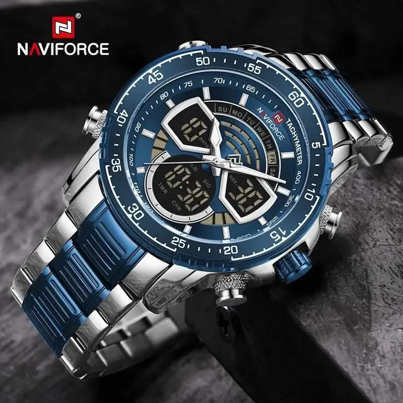 Naviforce 9189 CH – Sliver Blue