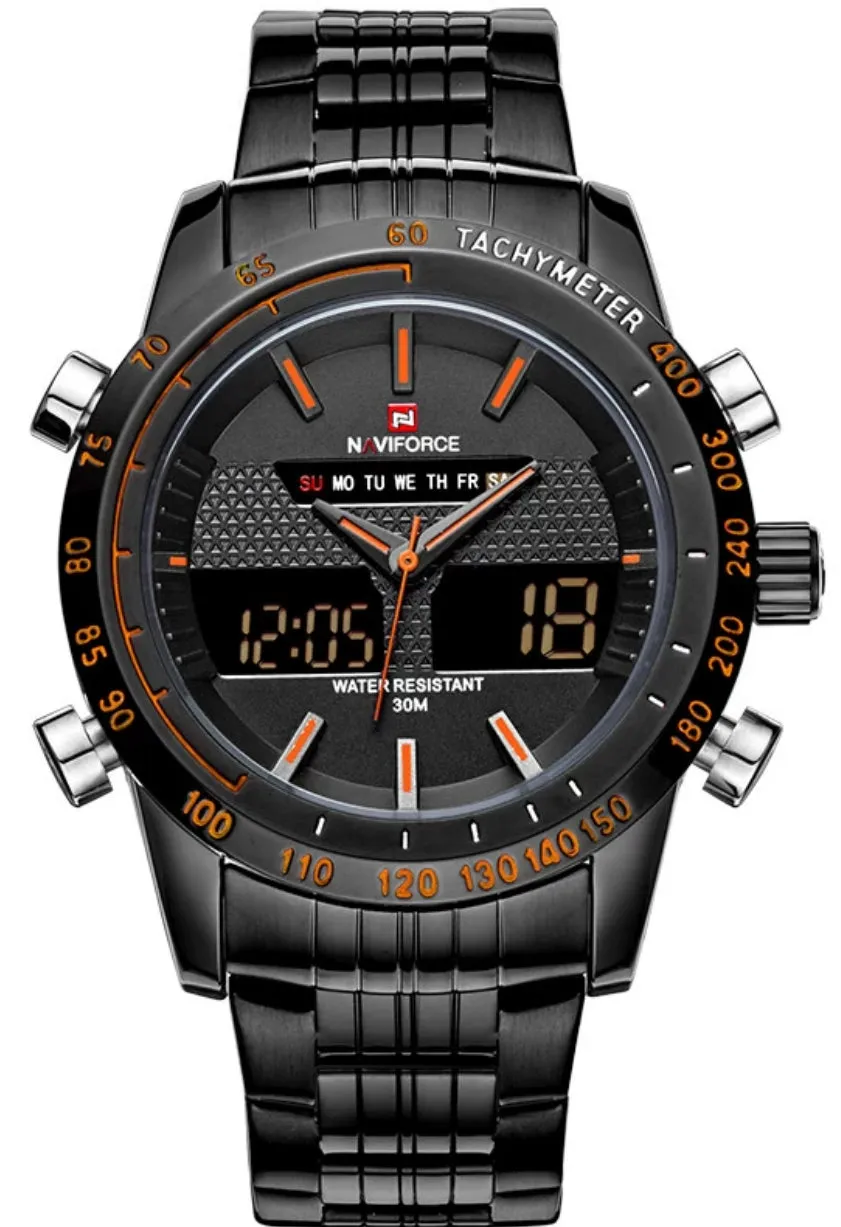 Naviforce  Chronograph Sports Watch with LED