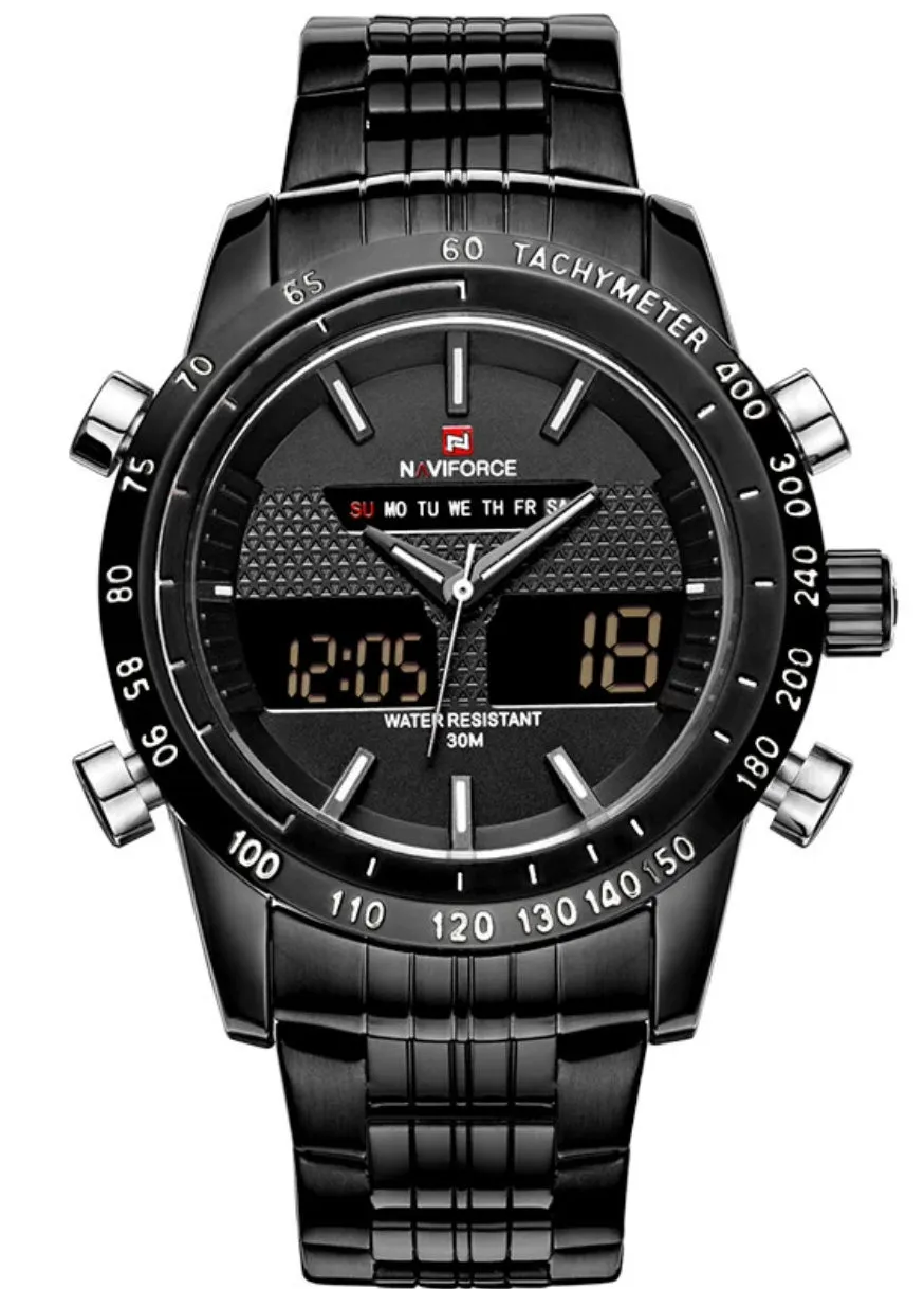 Naviforce  Chronograph Sports Watch with LED